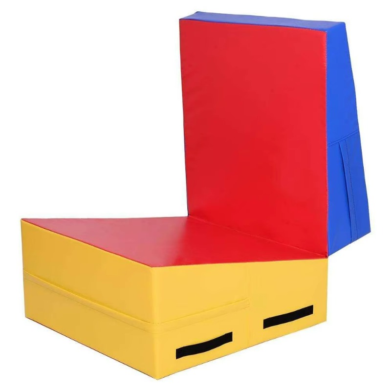 Home Gym Yellow - Składana mata treningowa 80*60*30*5cm w kolorach