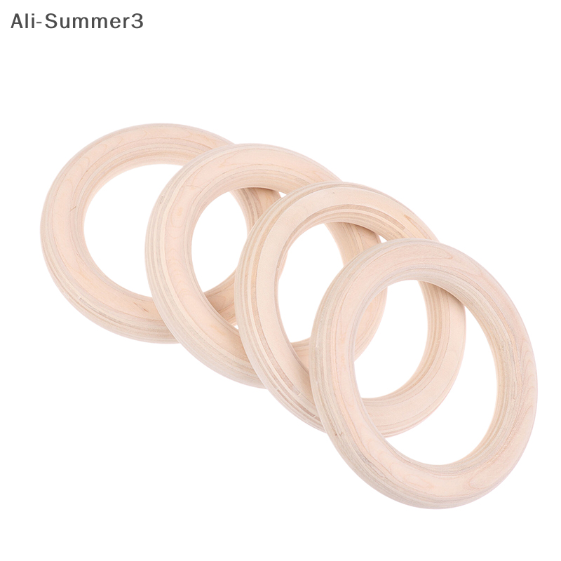 Gymnastic Rings Wooden - 2 szt./para Drewniane Pierścienie Gimnastyczne Przenośne