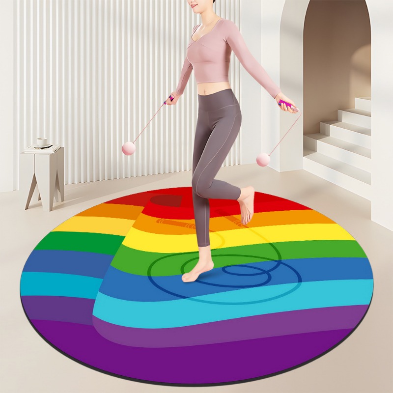 Home Gym Diy - Mata do ćwiczeń Rainbow Spiral –