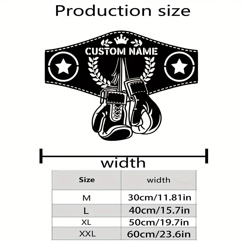 Home Gym Names - 1 szt. 2D Płaska Metalowa Tabliczka