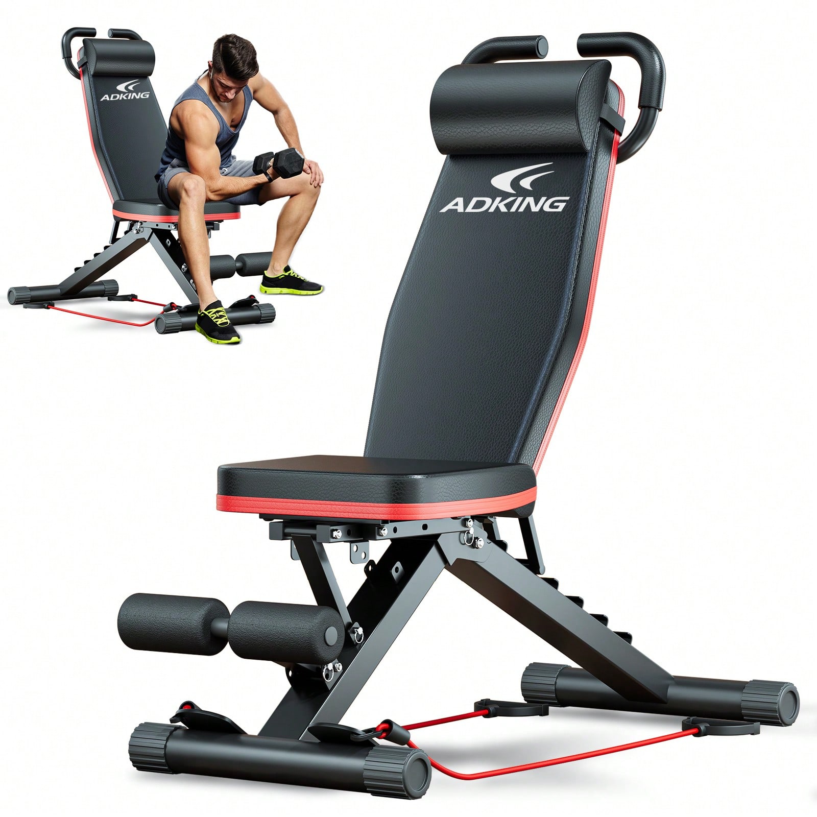 Preacher Curl Pad - Standardowa ławka do ćwiczeń, zestaw do