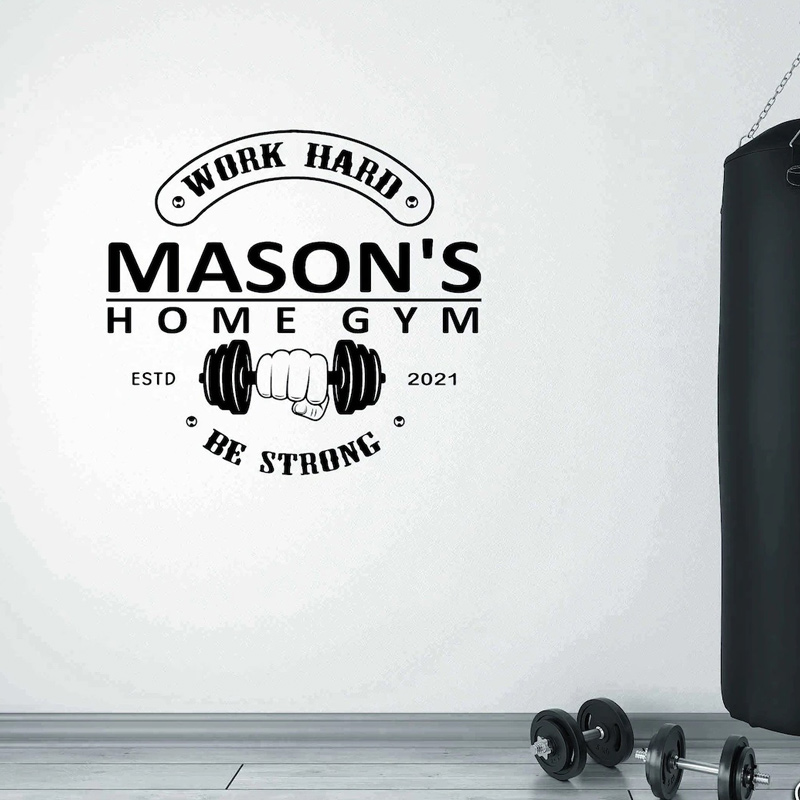 Spersonalizowana Naklejka Ście – Home Gym Names recenzja i cena