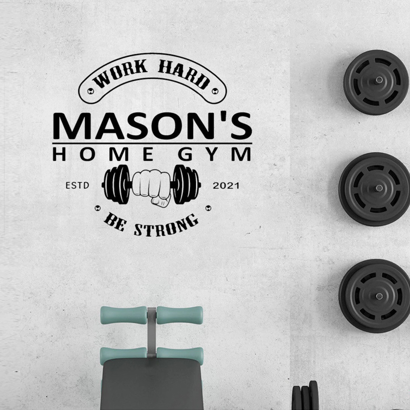 Spersonalizowana Naklejka Ście – Home Gym Names recenzja i cena