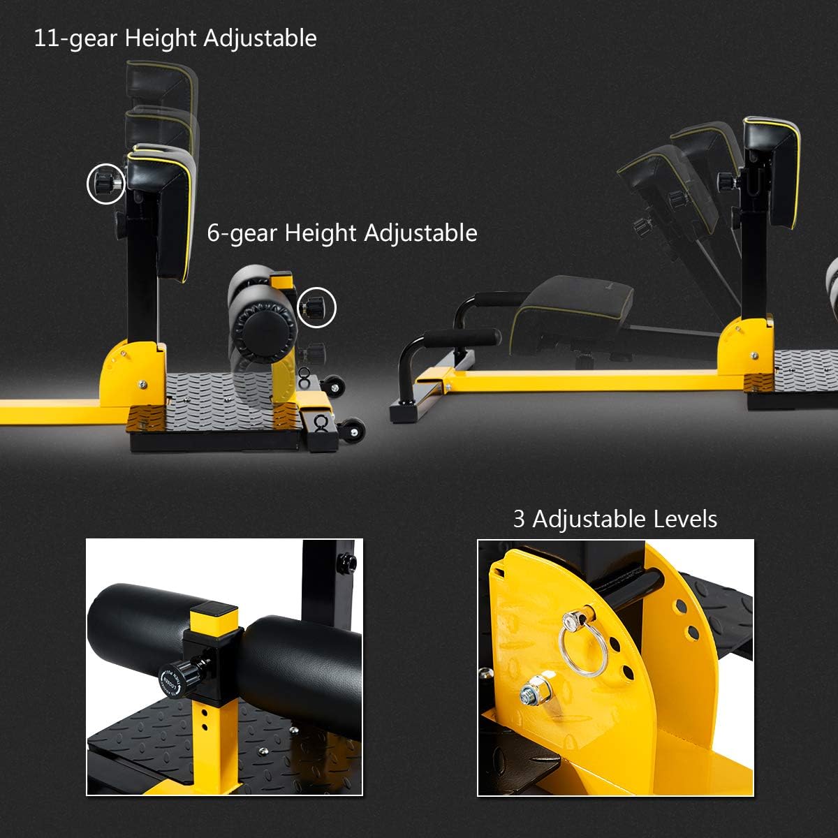 Trening mięśni core w domowej  – Home Gym Yellow recenzja i cena