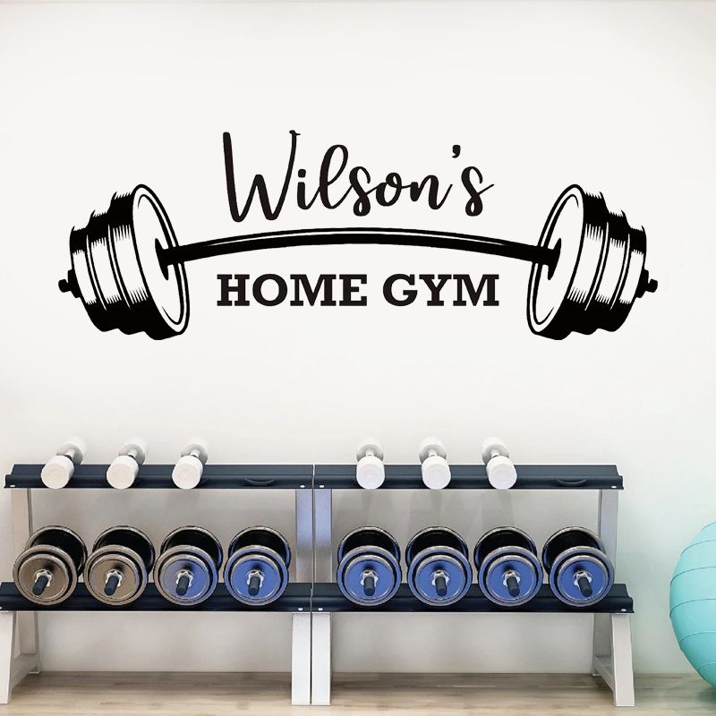 Spersonalizowana naklejka ście – Home Gym Names recenzja i cena