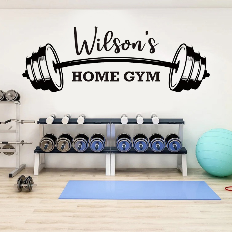 Spersonalizowana naklejka ście – Home Gym Names recenzja i cena