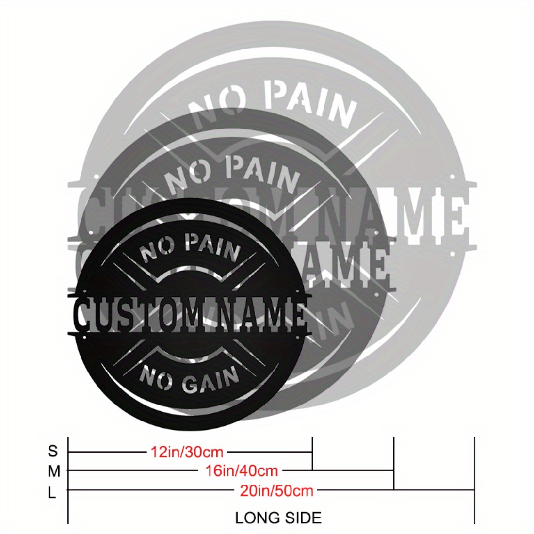 Spersonalizowana metalowa graf – Home Gym Names recenzja i cena