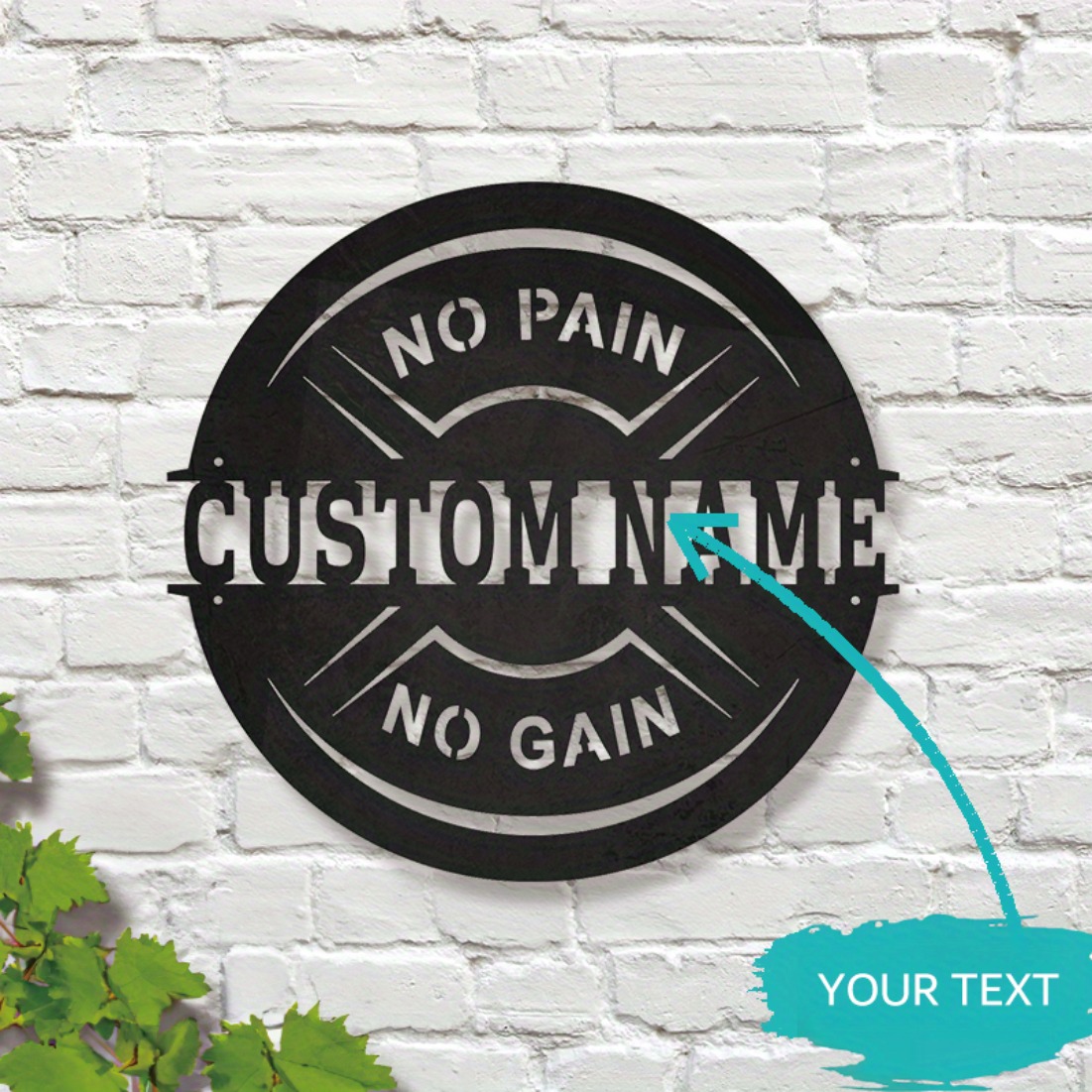Spersonalizowana metalowa graf – Home Gym Names recenzja i cena