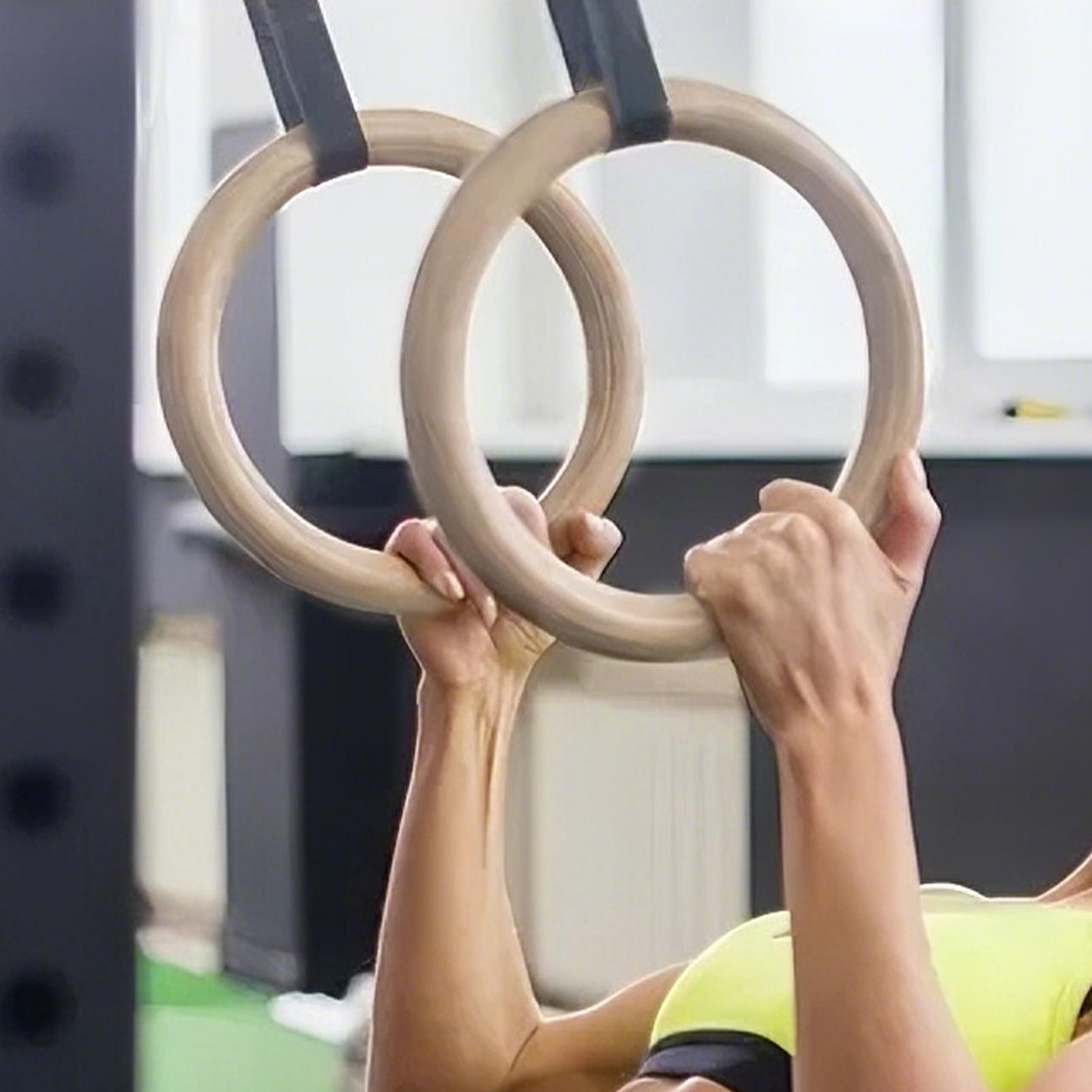 2 szt./para Drewniane przenośn – Gymnastic Rings Wooden recenzja i cena