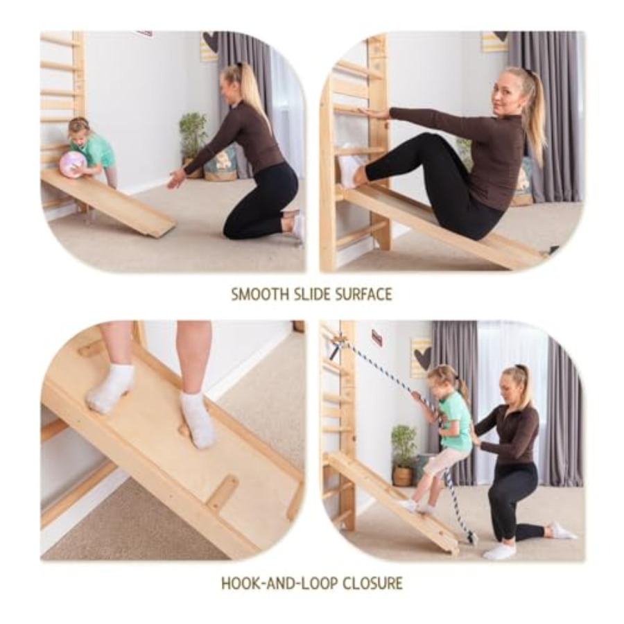 Drążki do ćwiczeń na ścianę w  – Gymnastic Rings Wooden recenzja i cena