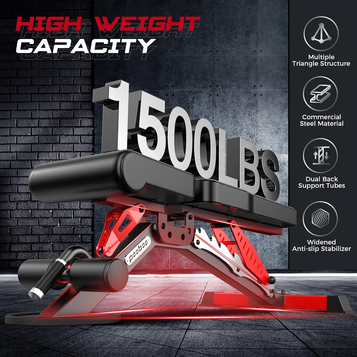 Regulowana ławka do ćwiczeń o  – Home Gym Weight Bench recenzja i cena