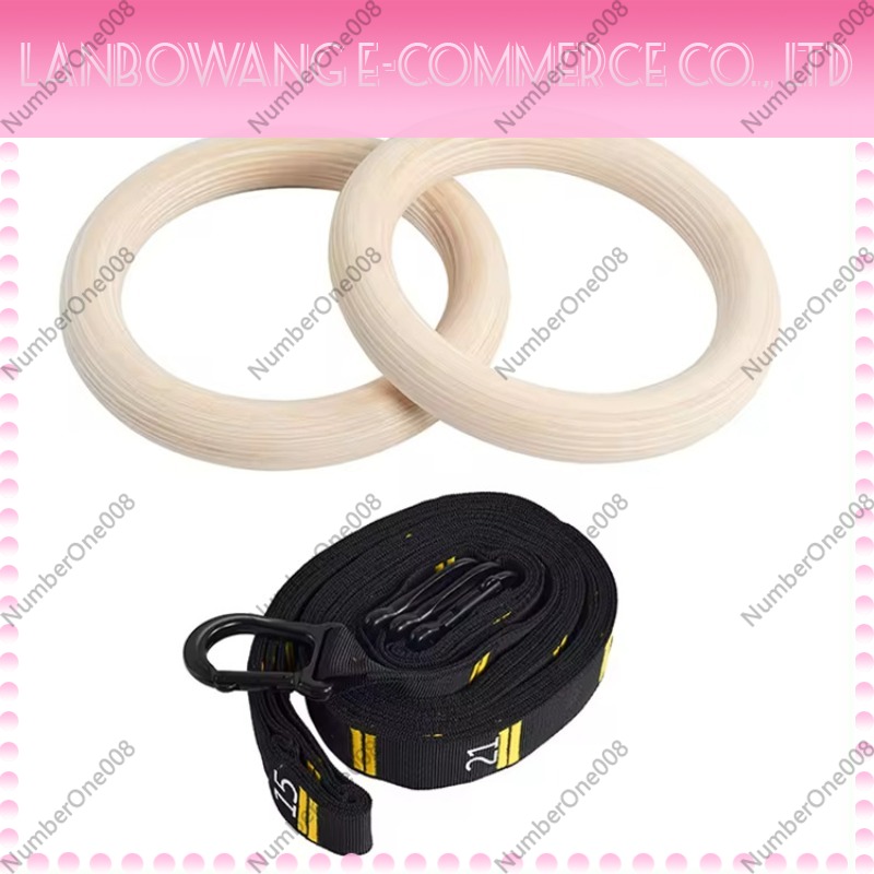 Obręcze gimnastyczne z litego  – Gymnastic Rings Wooden recenzja i cena