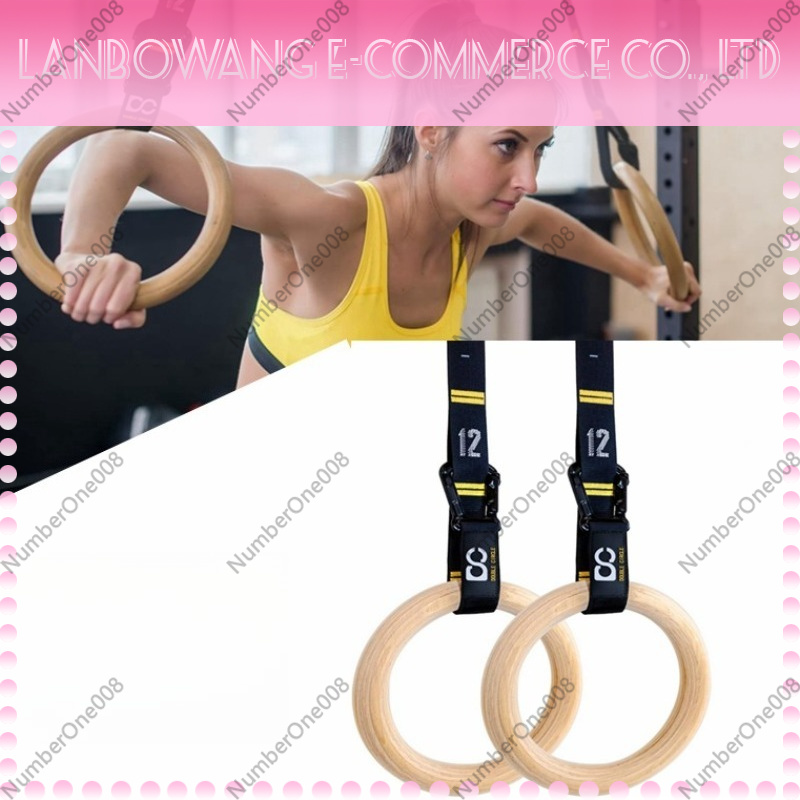 Obręcze gimnastyczne z litego  – Gymnastic Rings Wooden recenzja i cena