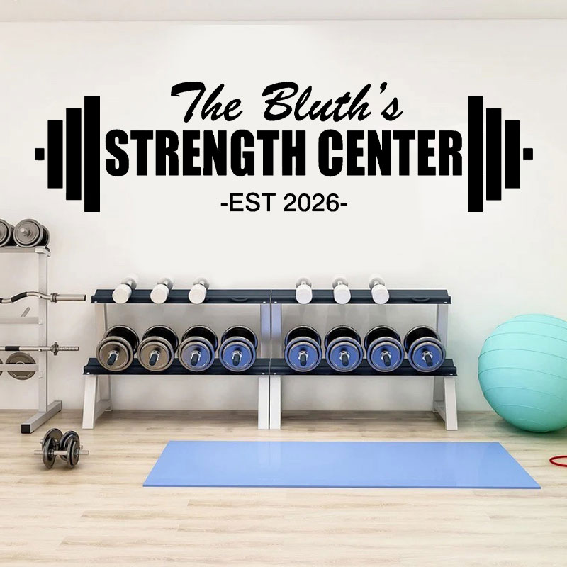 Spersonalizowana naklejka z na – Home Gym Names recenzja i cena