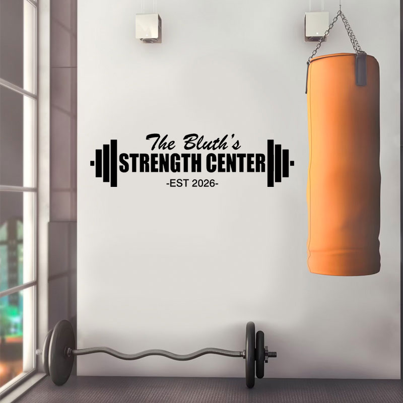 Spersonalizowana naklejka z na – Home Gym Names recenzja i cena