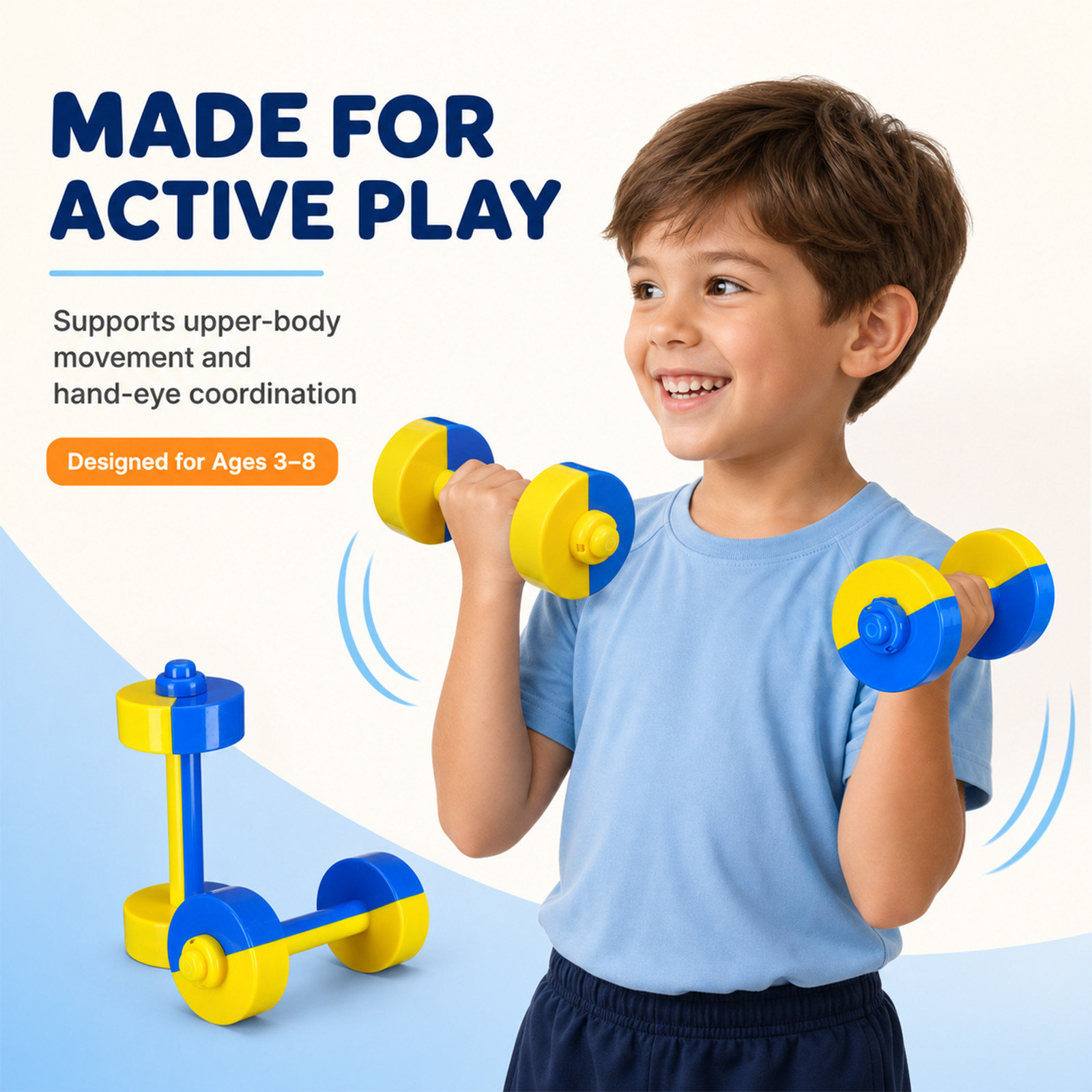 1 para plastikowych hantli dla – Home Gym Yellow recenzja i cena