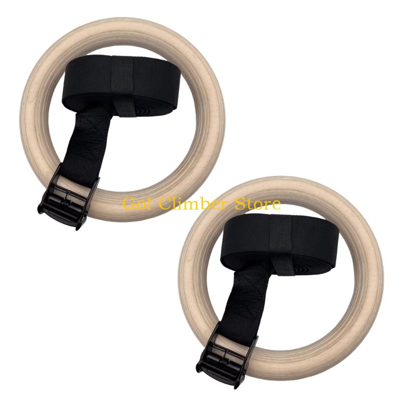 Q84C Regulowane drewniane kółk – Gymnastic Rings Wooden recenzja i cena