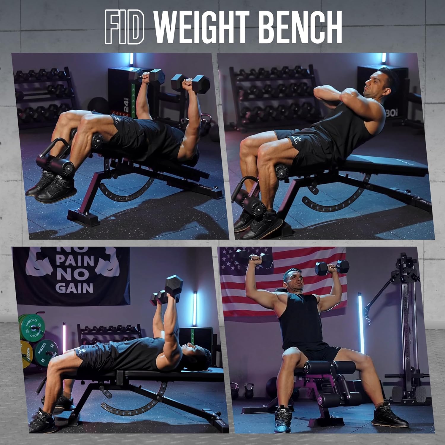 Ławka do ćwiczeń w domu - stal – Home Gym Weight Bench recenzja i cena