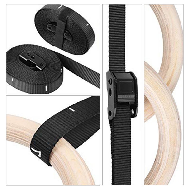 1 sztuka drewno brzozowe kółka – Gymnastic Rings Wooden recenzja i cena