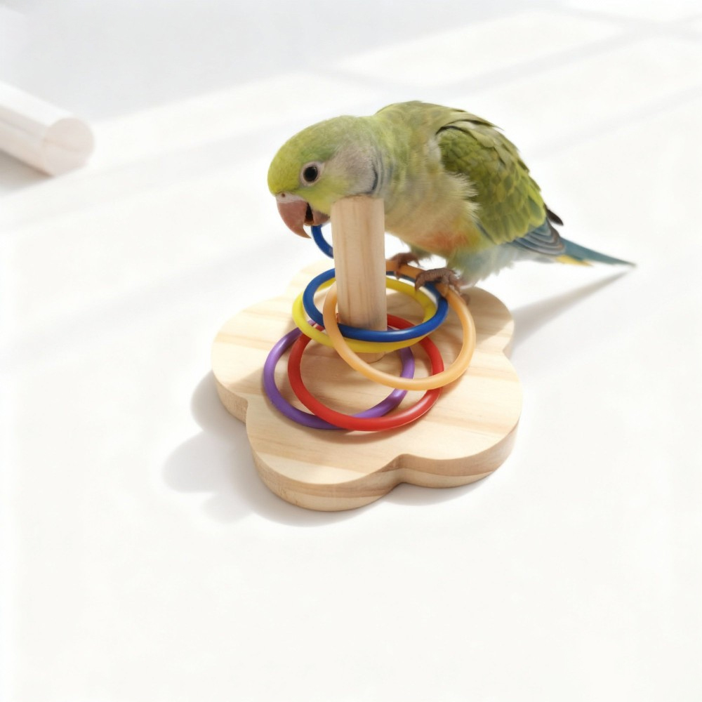 1 szt. Drewniana zabawka eduka – Gymnastic Rings Wooden recenzja i cena
