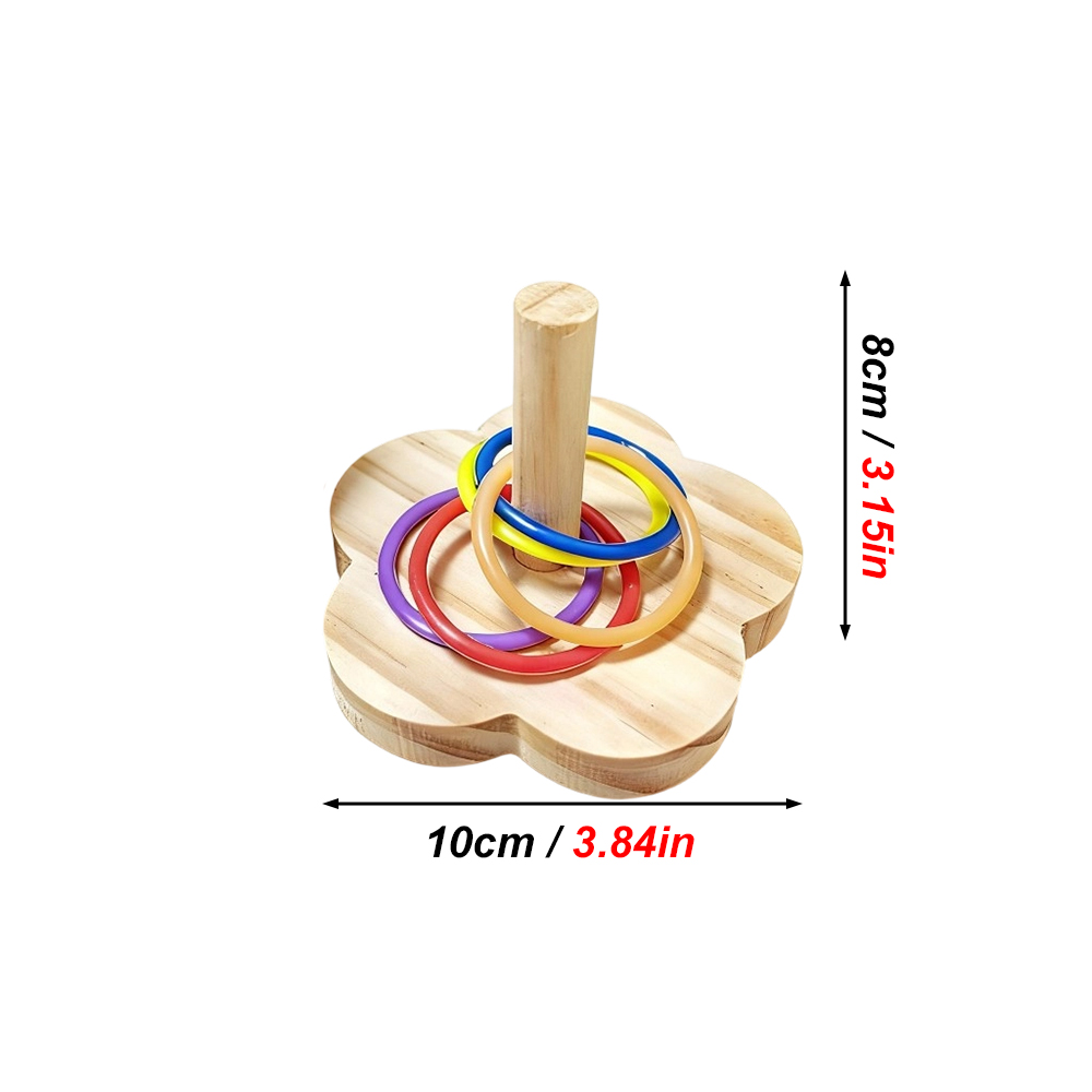 1 szt. Drewniana zabawka eduka – Gymnastic Rings Wooden recenzja i cena