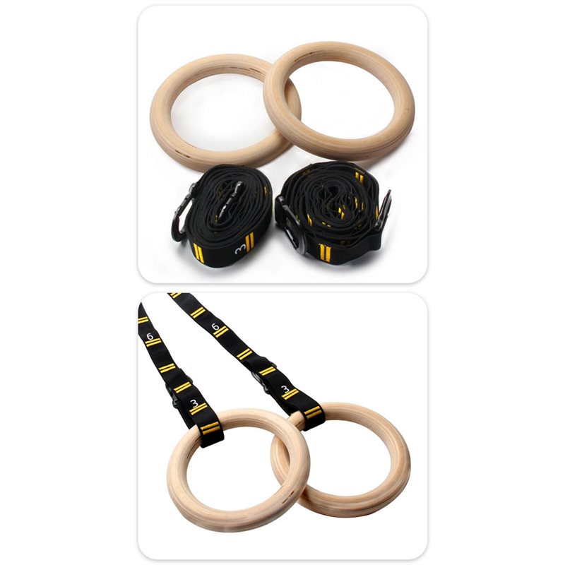 Obręcze gimnastyczne 1,25 cala – Gymnastic Rings Wooden recenzja i cena