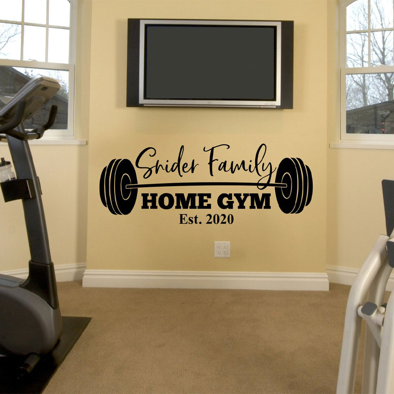 Naklejka ścienna na siłownię z – Home Gym Names recenzja i cena