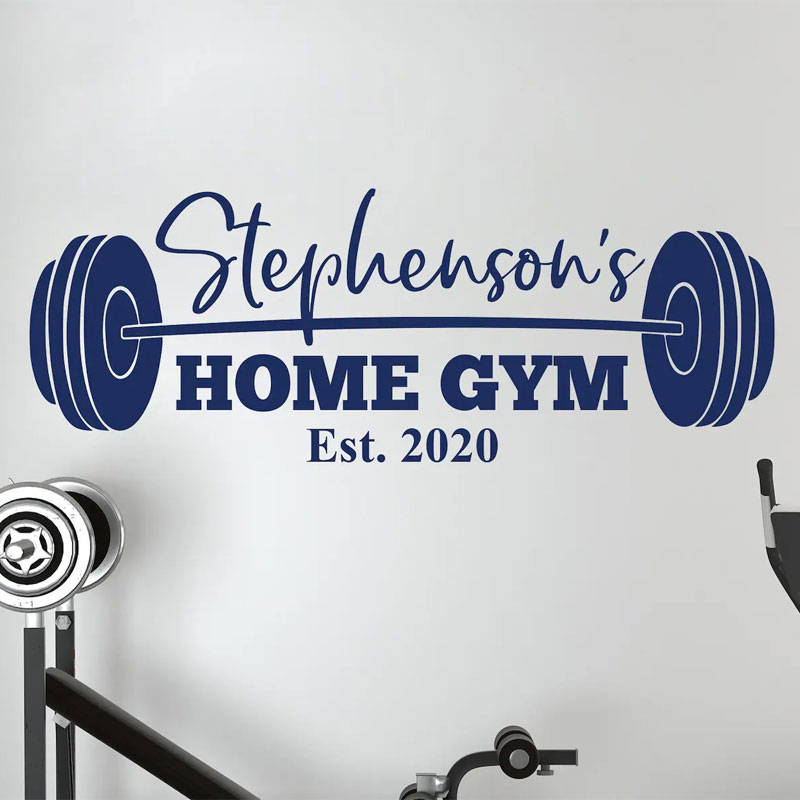 Naklejka ścienna na siłownię z – Home Gym Names recenzja i cena