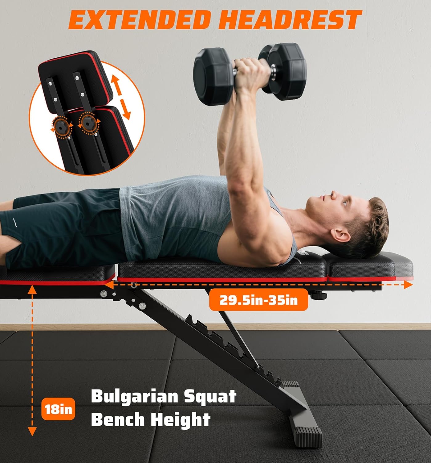 Składana ławka do ćwiczeń w do – Home Gym Weight Bench recenzja i cena