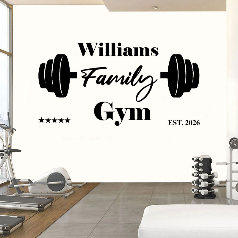 Naklejka ścienna na siłownię z – Home Gym Names recenzja i cena