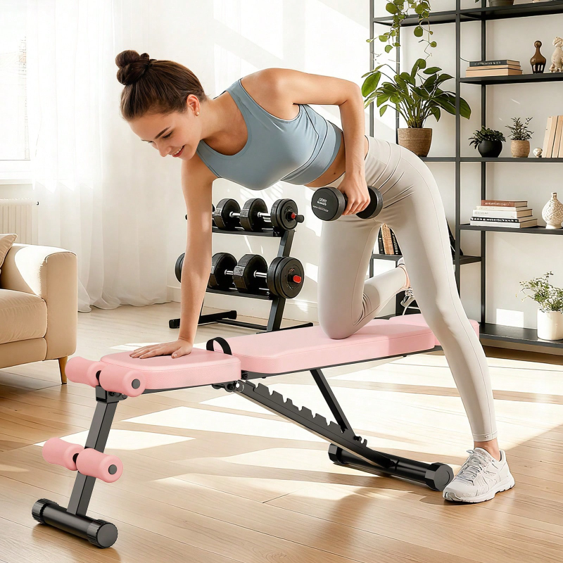 Regulowana 9-stopniowo ławka d – Home Gym Weight Bench recenzja i cena