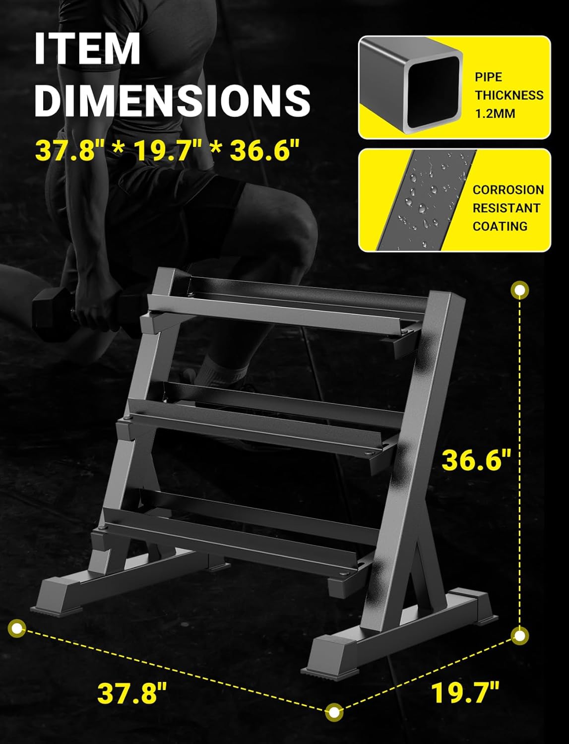 Stojak na hantle do domowej si – Home Gym Compact recenzja i cena